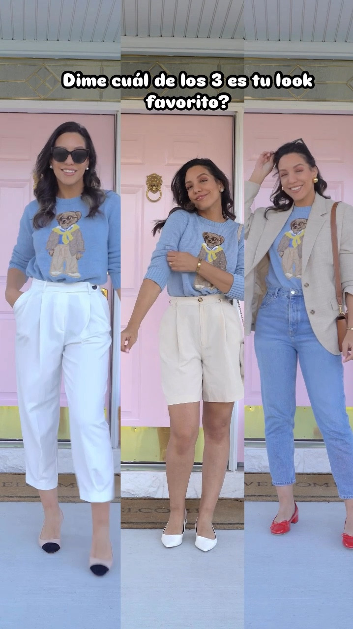 Three ways to style your favorite sweater. 
Which one is your favorite ? 

#LTKstyletip #LTKVideo #LTKworkwear