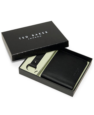 Ted Baker 2-Piece Brockwell Keychain and Bi-Fold Wallet Gift Set - Macy's | Macy's