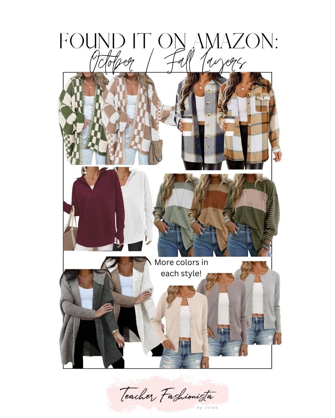 Fall sweaters, flannels, cardigans and layers from Amazon!

#LTKSeasonal #LTKSaleAlert #LTKFindsUnder50