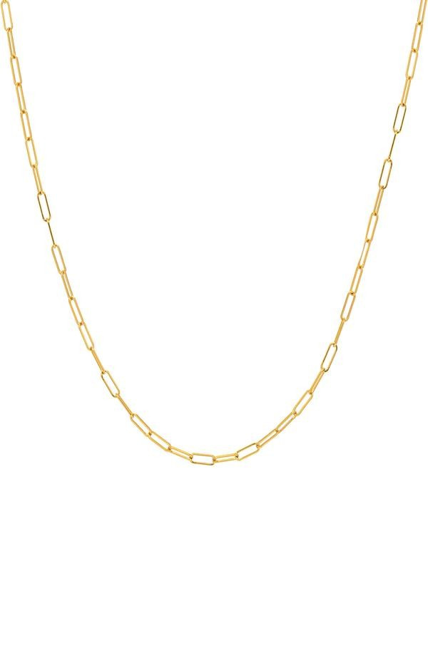 14k Gold Open Link Chain Necklace | Zoe Lev Jewelry