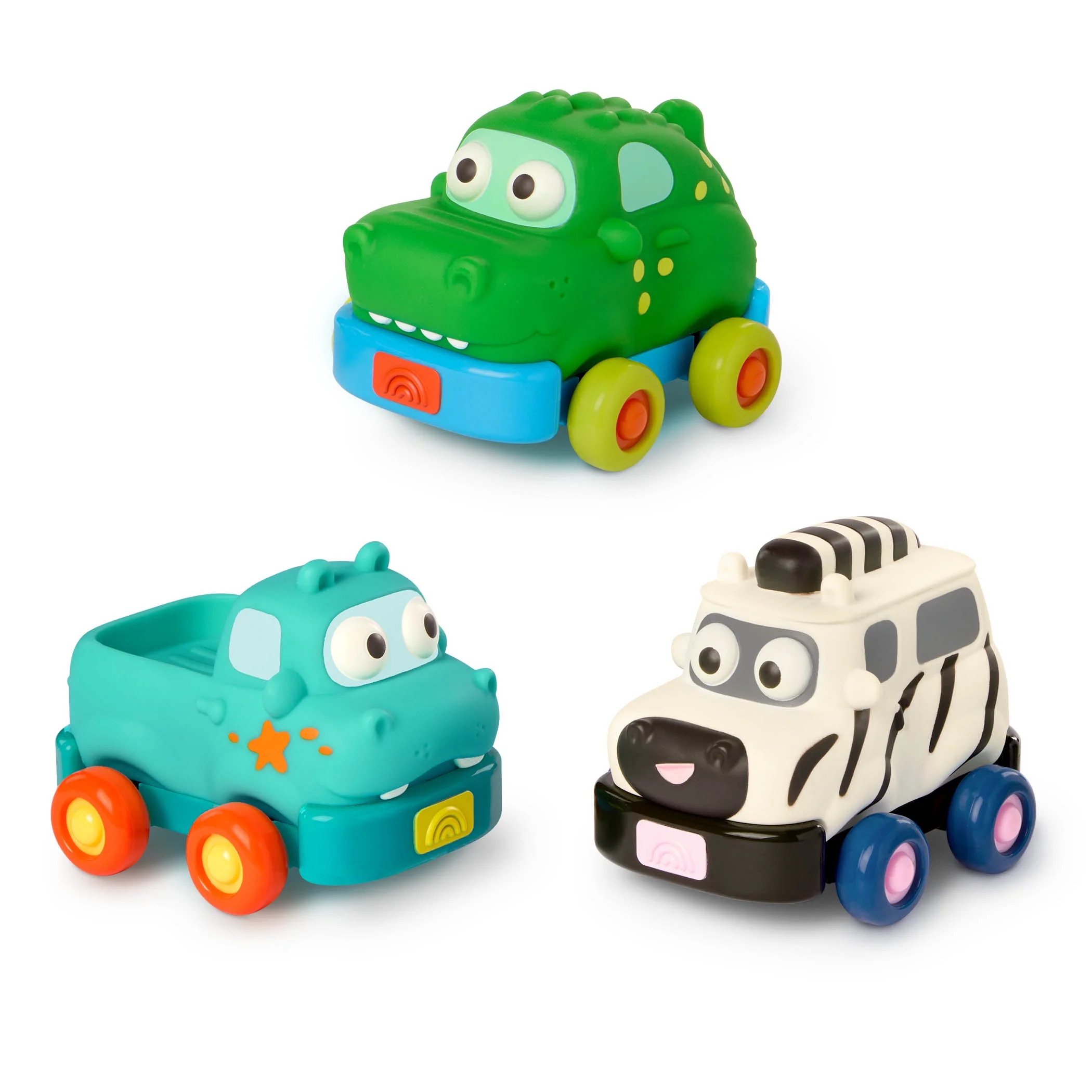 Battat Safari Speedsters 3 Pull-Back Animal Cars, Play Vehicles Baby and Toddler Toys | Walmart (US)