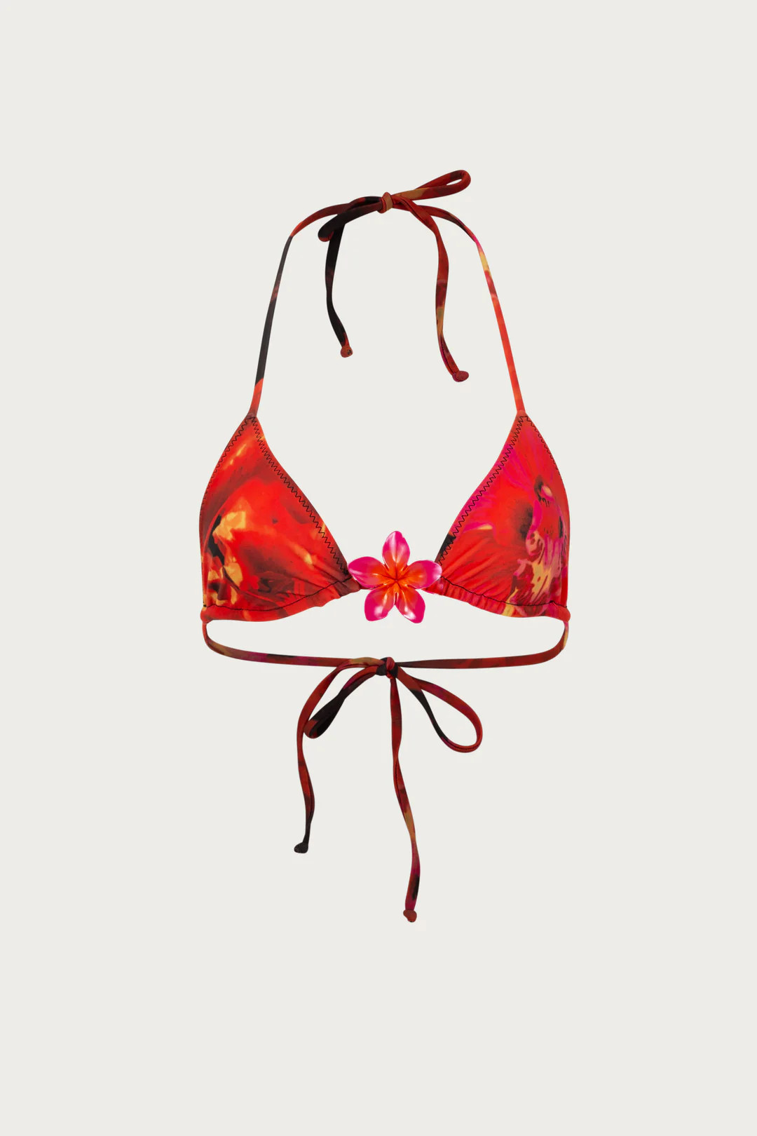 Island Triangle Top (Red Tropical) | SAME