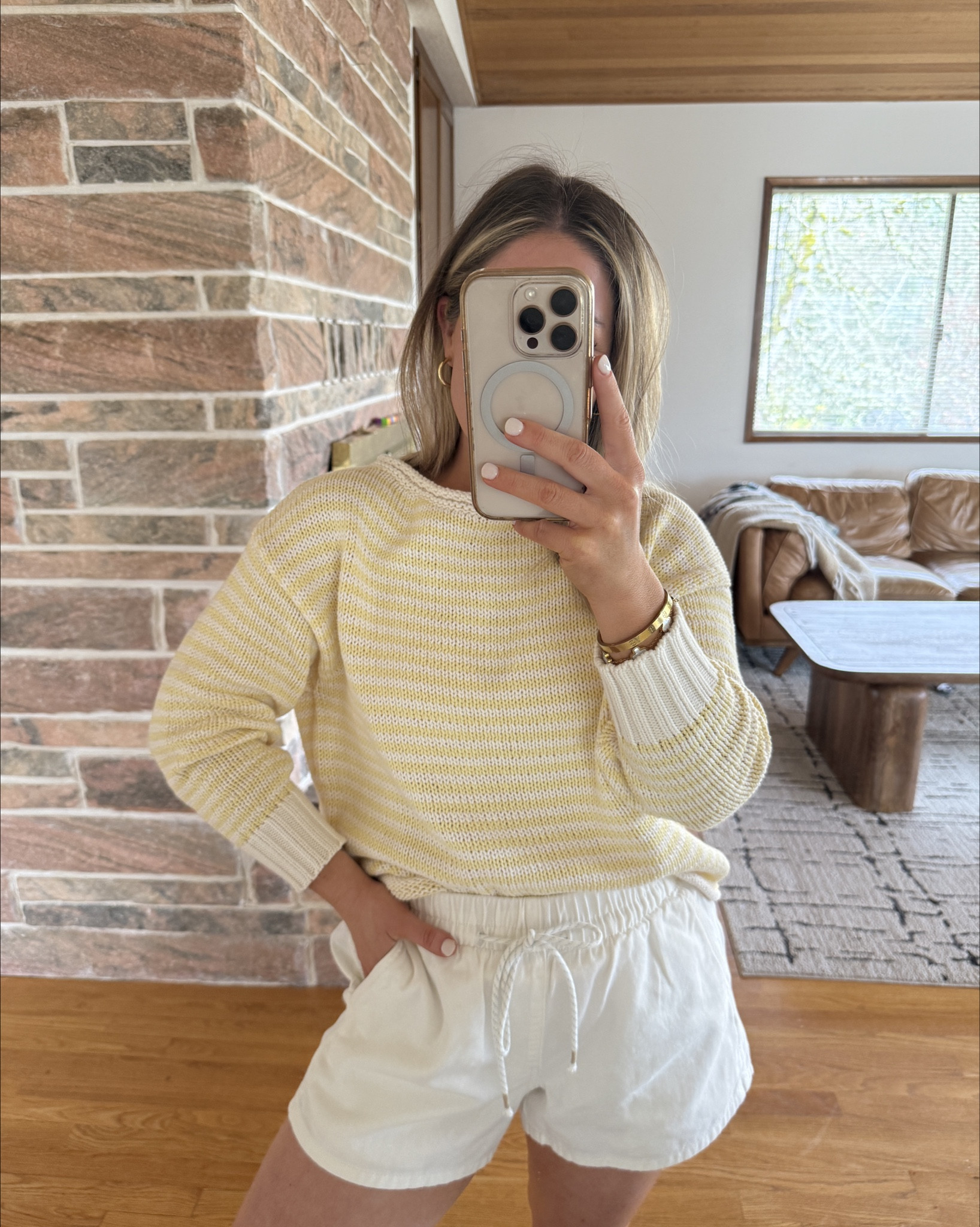 @Target white denim shorts on sale for $20! Great summer basic! Wearing a S.

#LTKPetite #LTKSaleAlert #LTKootd