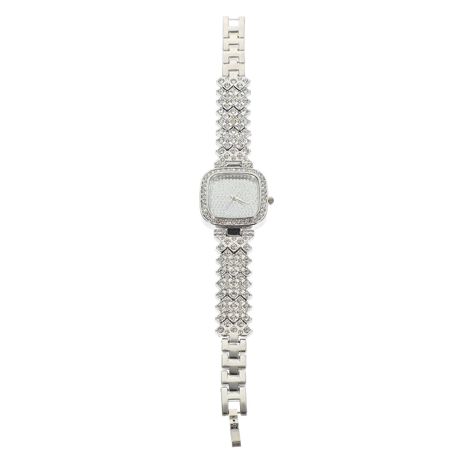 COMPUKAS 1Pack Silver Round Wrist Watch with Rhinestone Design for Women Elegant Timekeeping Acce... | Walmart (US)