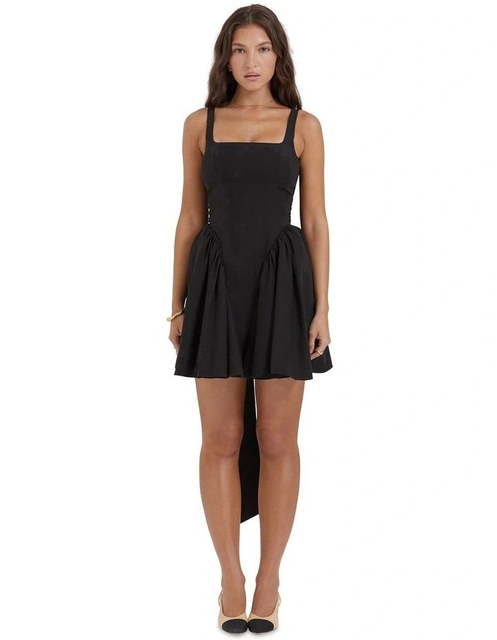 Florianne Bow Mini Dress in Black | Myer