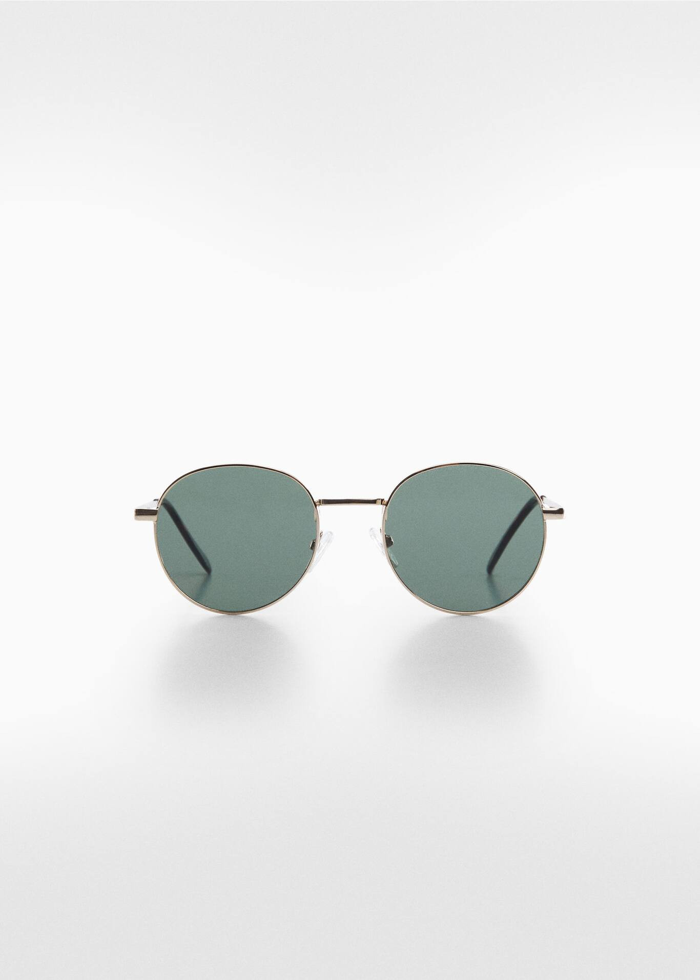 Round metal-rimmed sunglasses -  Women | Mango USA | MANGO (US)