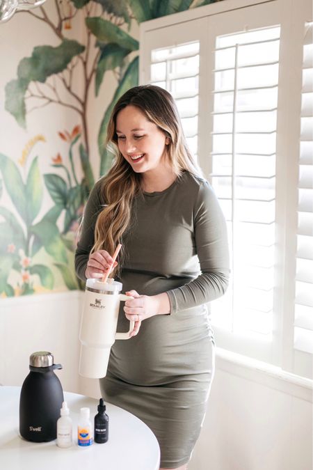 Did you know you should be drinking half your body weight in ounces every day you are pregnant? Sharing all my hydration tips including my favorite water bottles and electrolyte drops in today’s blog post 

#LTKbump #LTKhome #LTKbaby