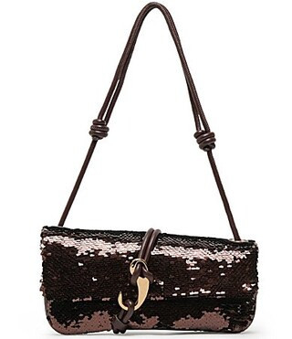 Dolce Vita Slant Alice-L Sequins Shoulder Bag - Brown | Dillard's