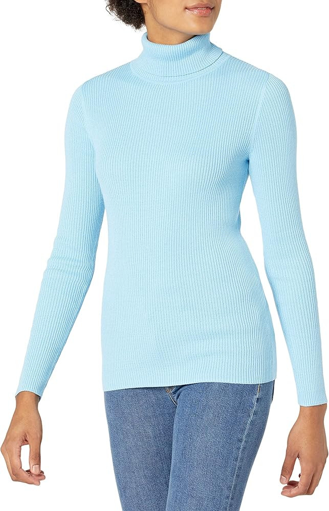 Amazon Essentials Women's Slim-Fit Lightweight Long-Sleeve Turtleneck Sweater | Amazon (US)