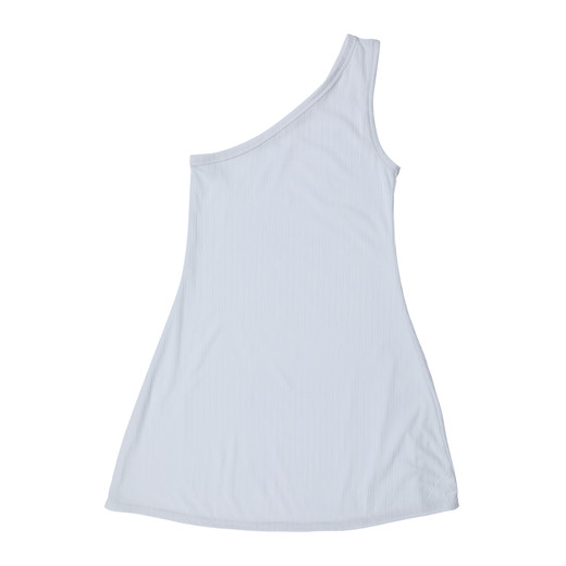 gray one-strap ribbed tennis dress | Five Below