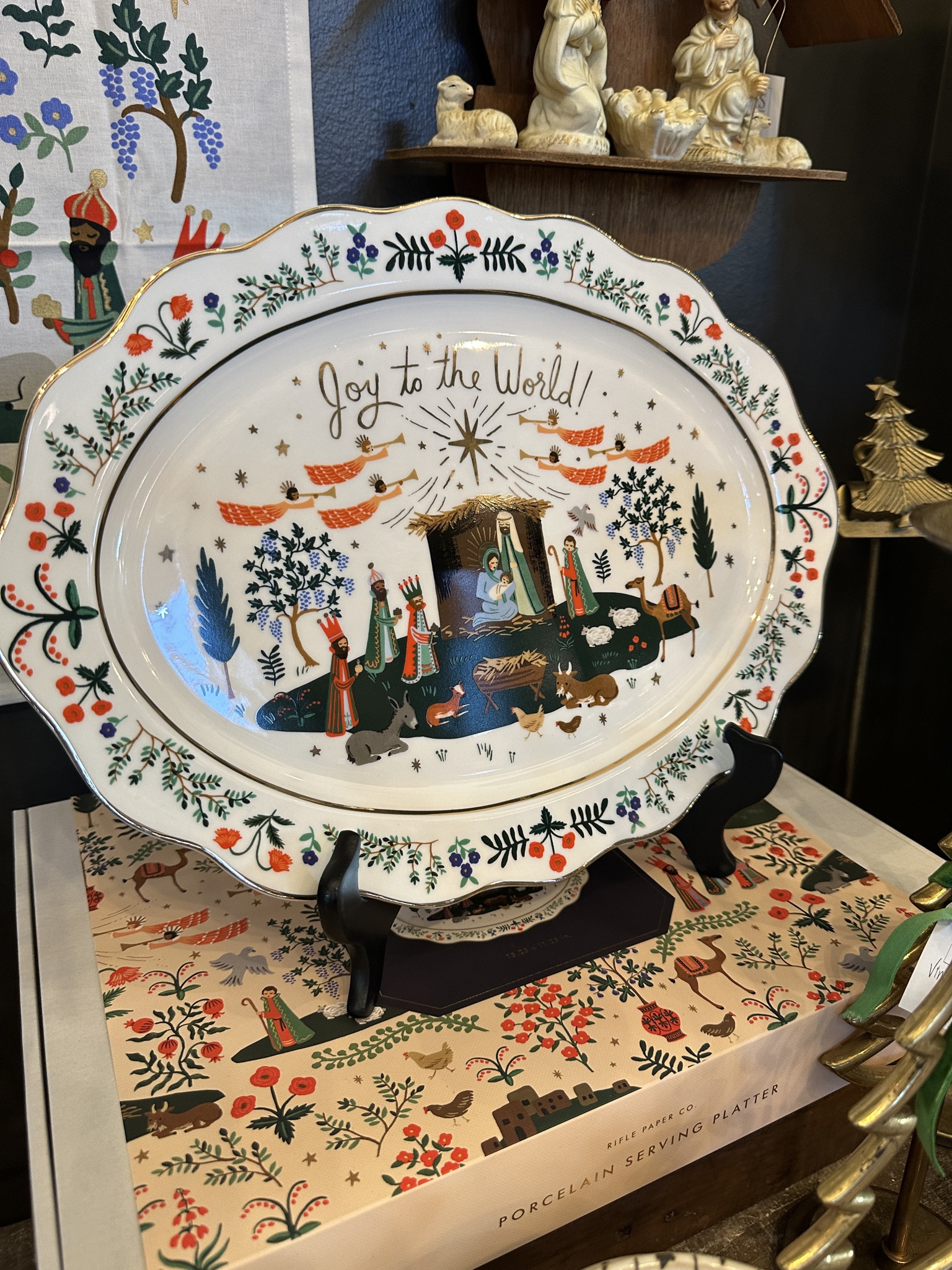 Rifle Paper Co is never a bad idea! 
#riflepaperco #servingdishes #platter #nativity #christmastable

#LTKSeasonal #LTKHoliday #LTKHome
