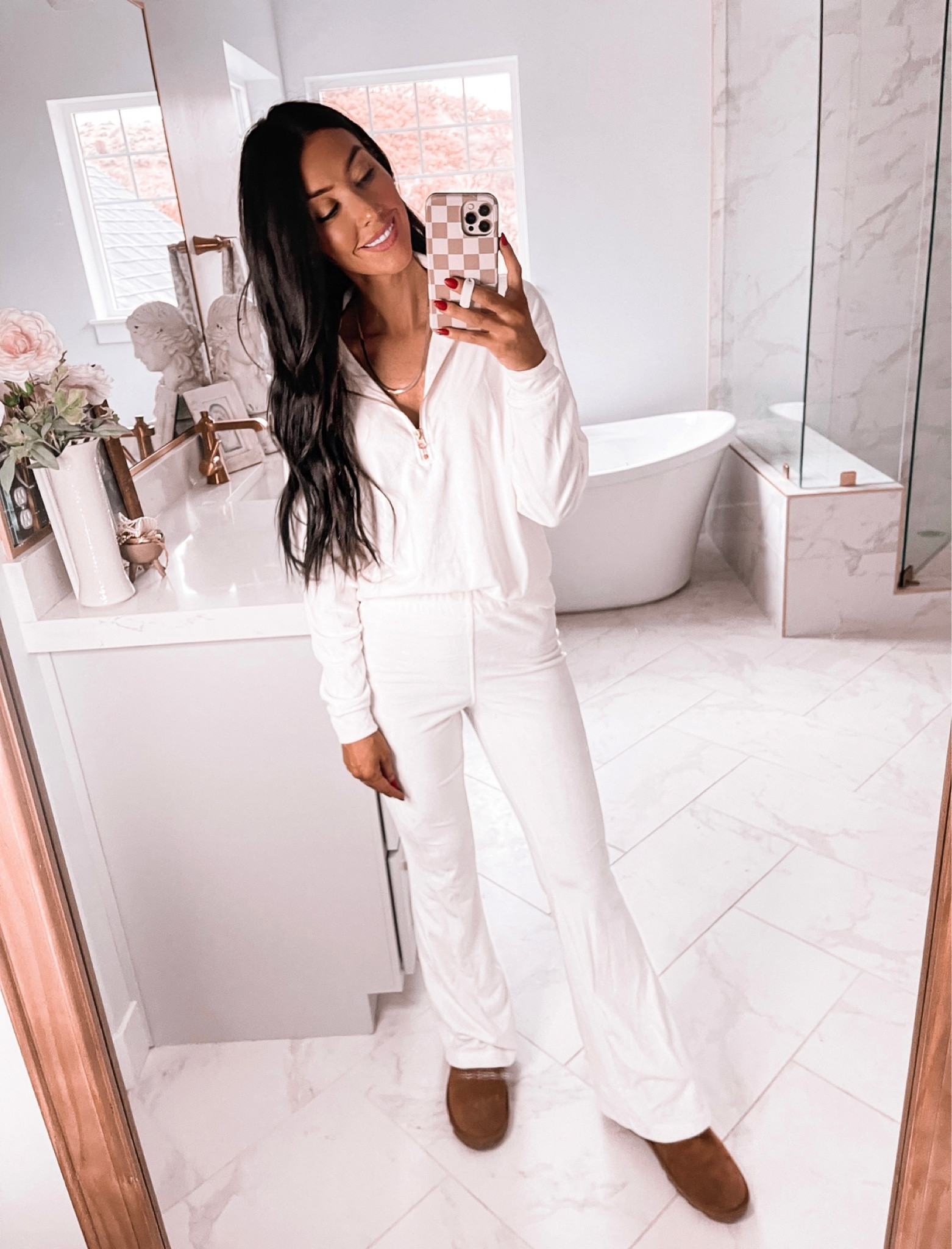 Cozy velour set only $16 for the pieces! 
Cozy holiday 
Holiday outfit 
Loungewear 
Cozy loungewear 
Walmart finds 
Walmart dupes 


#LTKunder50 #LTKSeasonal #LTKHoliday