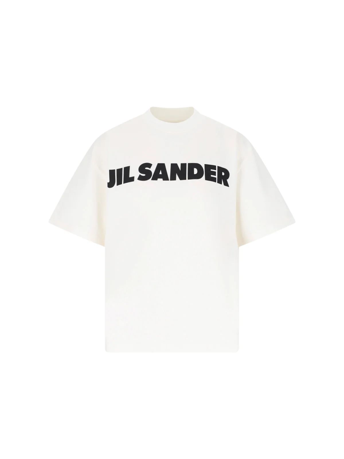 Jil Sander Logo Printed Crewneck T-Shirt | Cettire Global