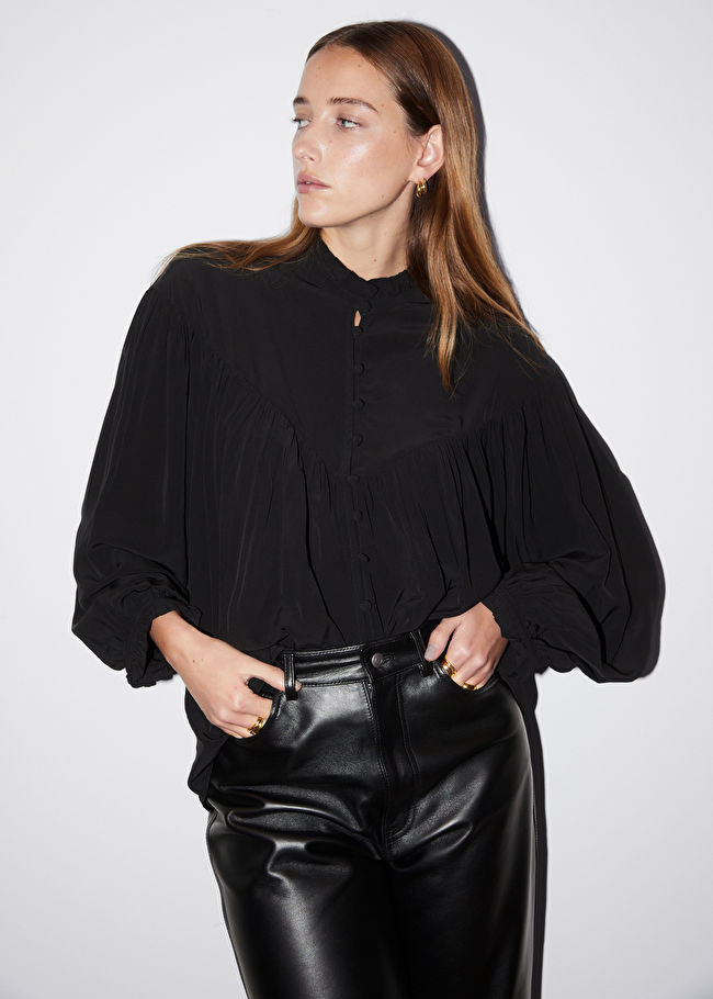 Oversized Frill Blouse | & Other Stories US