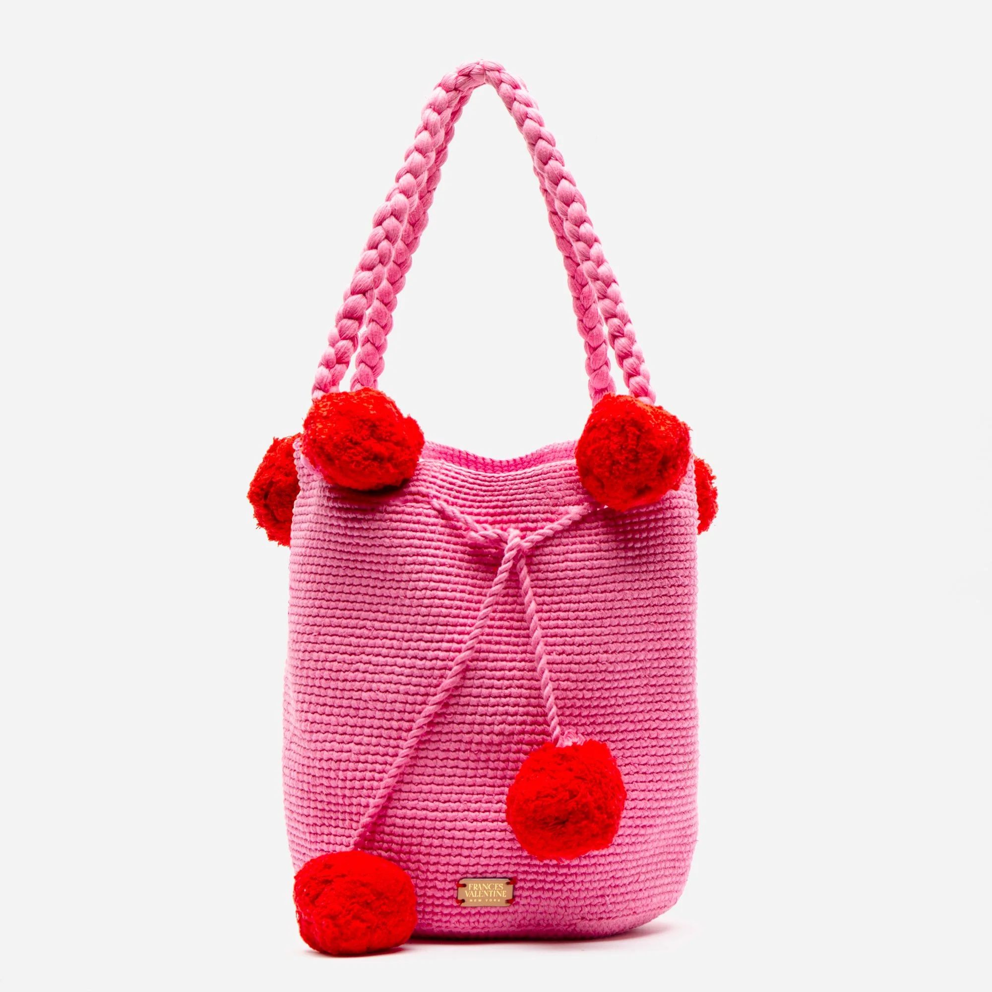 Haley Woven Bucket Pink Coral | 