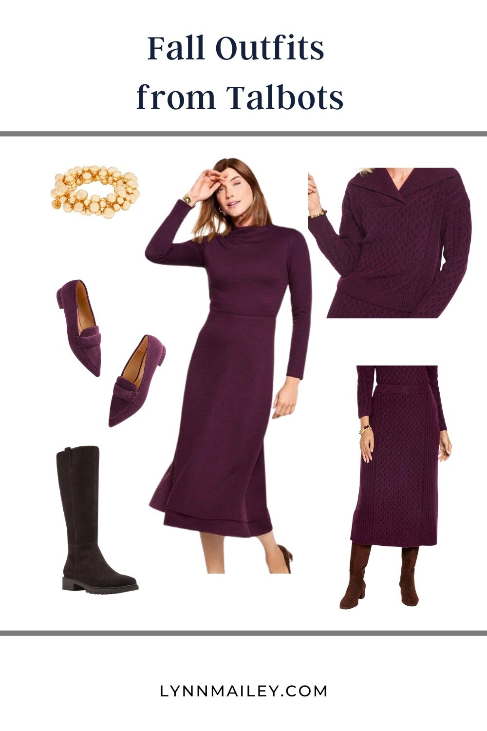 Rich eggplant pieces from Talbots - classic styles. 

#LTKWorkwear #LTKOver40 #LTKStyleTip