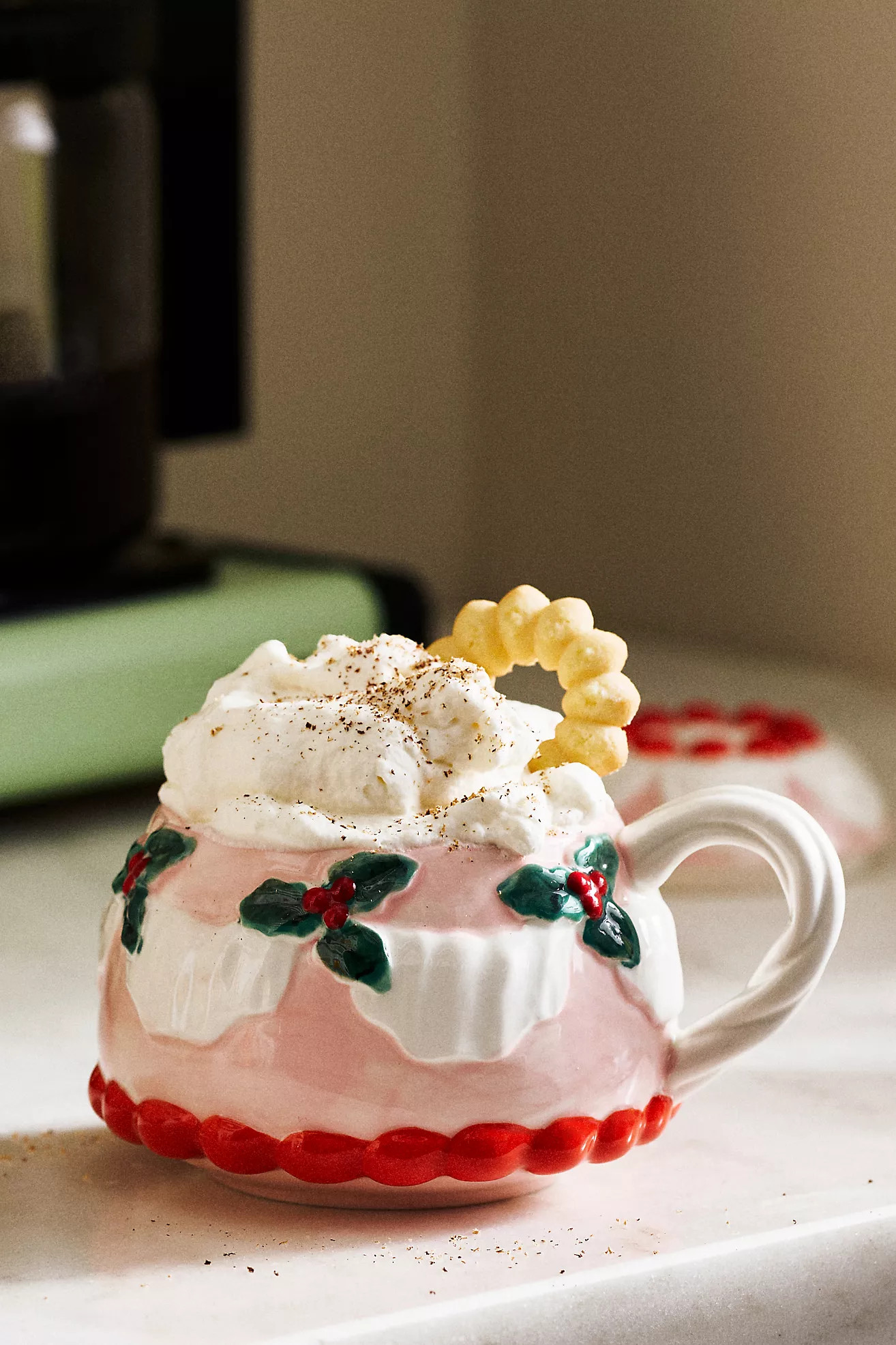 Patisserie Stoneware Lidded Mug | Anthropologie (US)