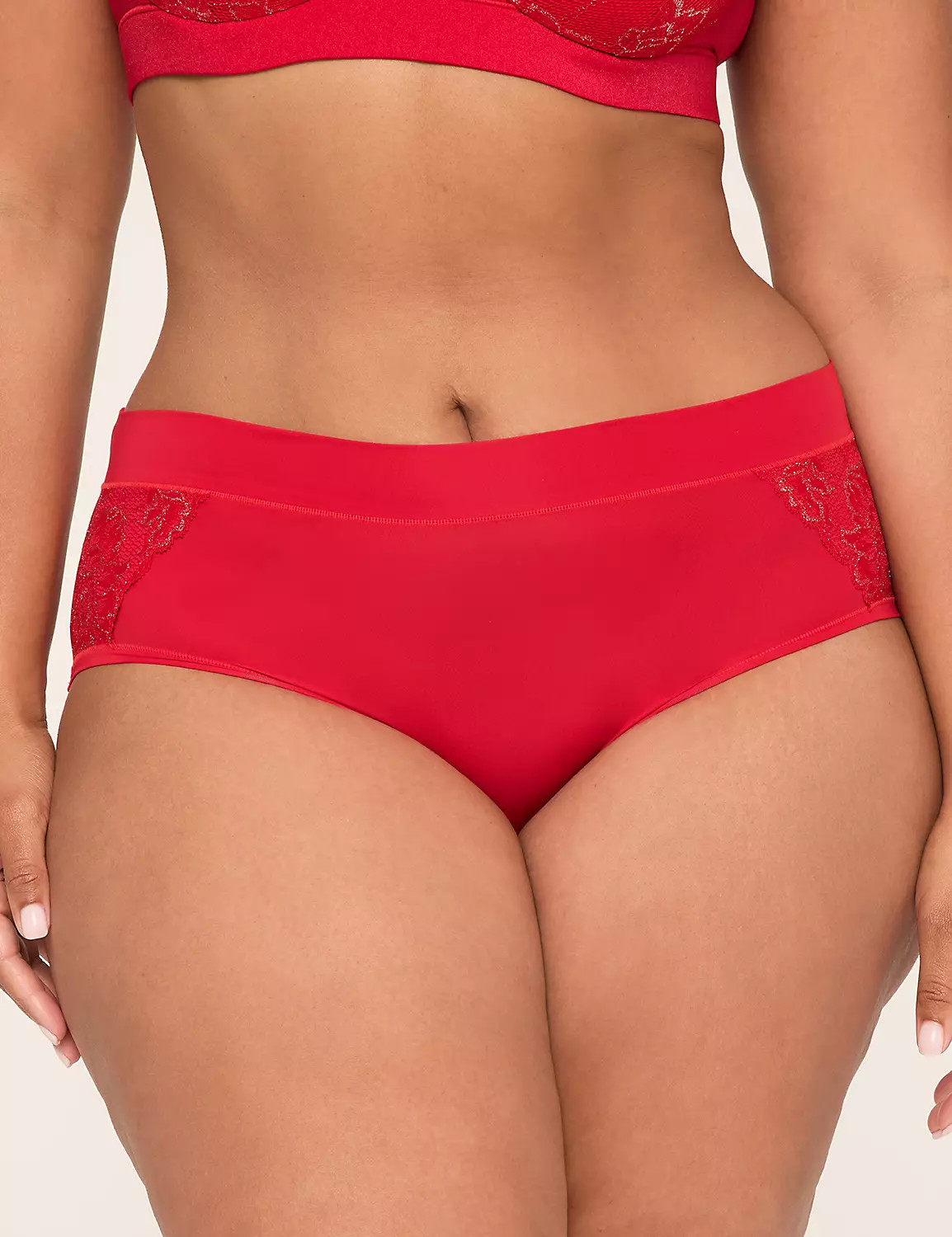 Comfort Bliss Lurex Lace Hipster Panty | LaneBryant | Lane Bryant (US)