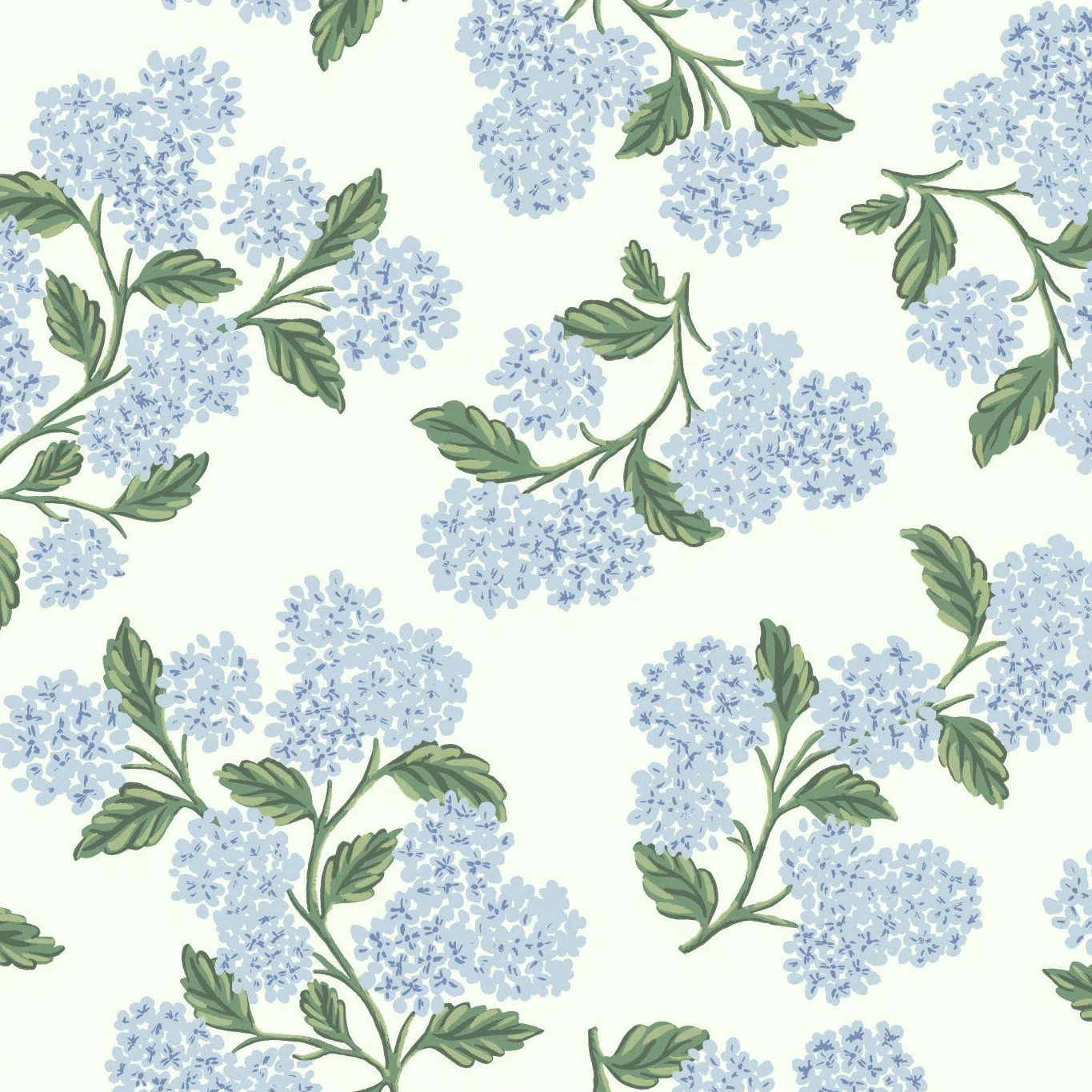 Rifle Paper Co. Hydrangea 27' x 27" Wallpaper & Reviews | Wayfair | Wayfair North America