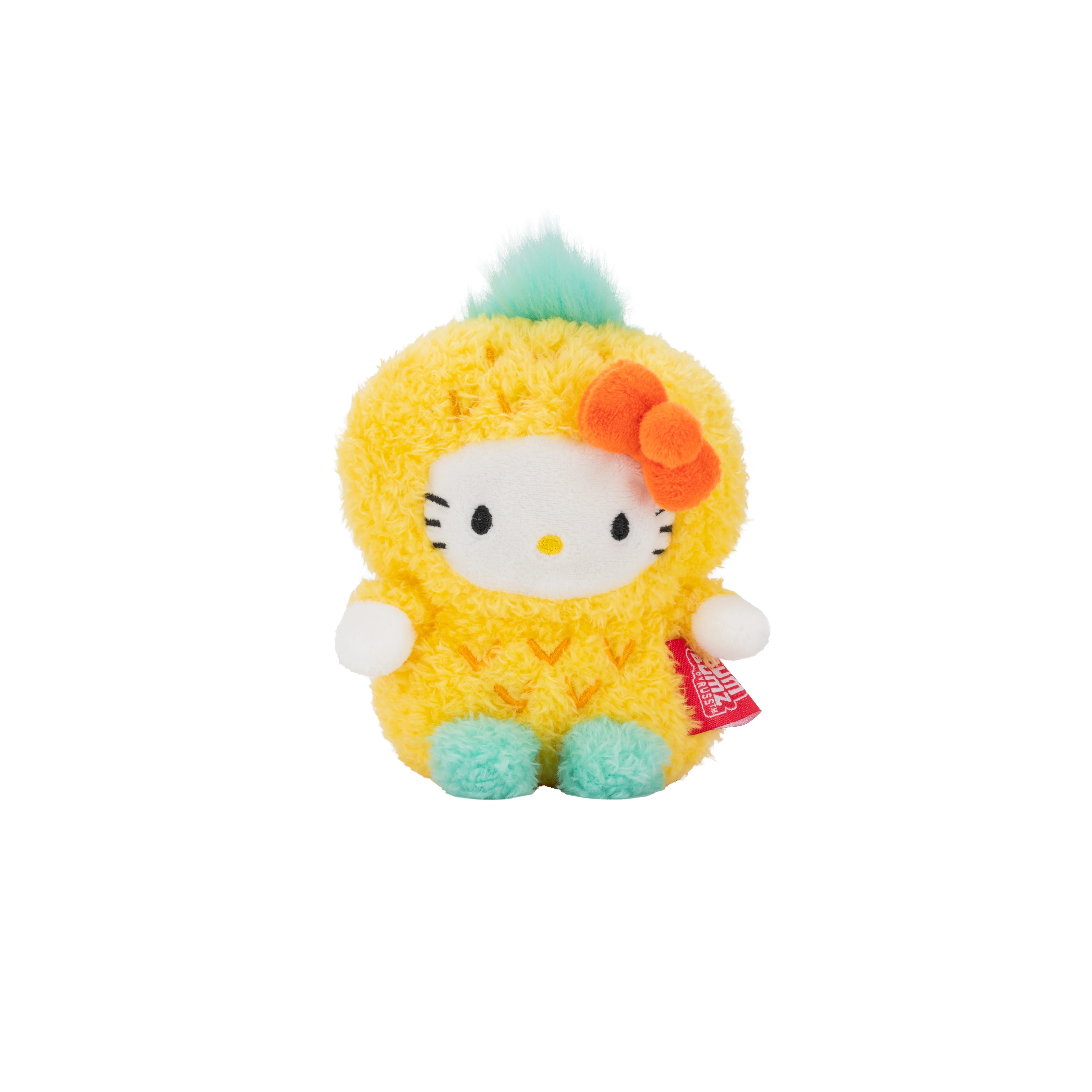 BumBumz 4.5" Hello Kitty FruitBumz Plush – Sanrio Hello Kitty Pineapple Plush Toy | Walmart (US)