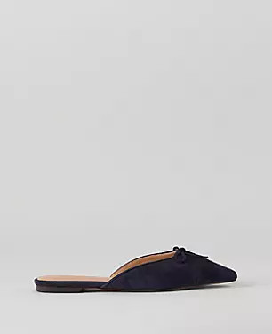 AT Weekend Quilted Suede Slides | Ann Taylor (US)