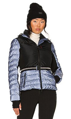 Erin Snow Kat Jacket in Black & Dusty Purple Aluminum from Revolve.com | Revolve Clothing (Global)