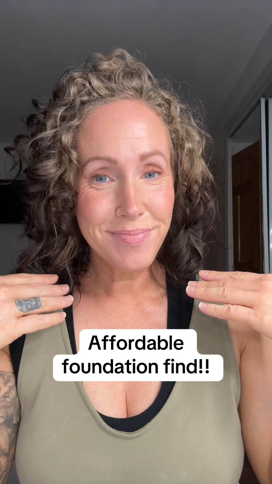Affordable foundation find!! #affordablemakeup #affordablefoundation #matureskinmakeup #parnell #serumcushion 