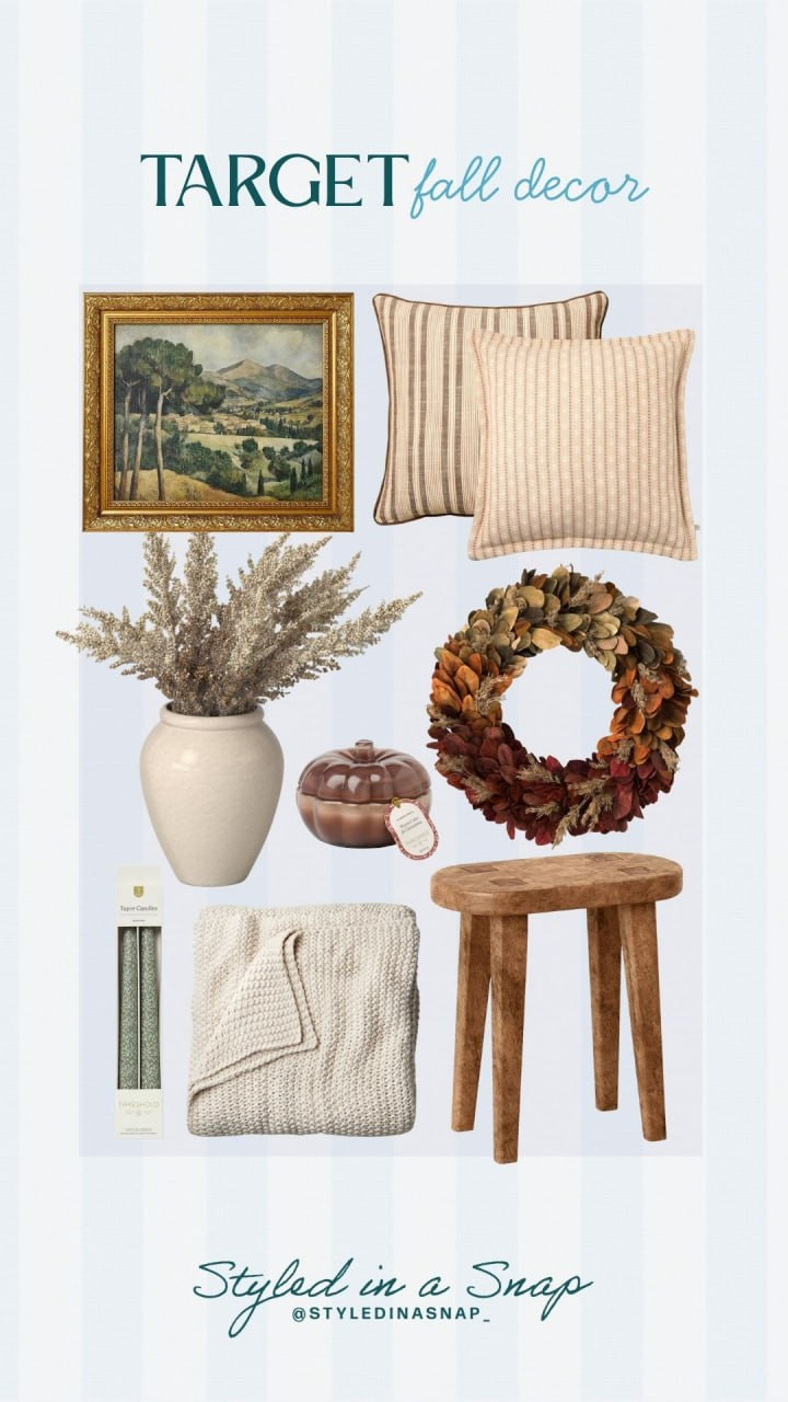 Target fall decor finds 🍂 Warm neutrals, autumn wreaths, and cozy textures to bring fall into your home!

// Target Fall Decor, Fall Decor, Target Home Decor, Target Home Finds 

 #LTKgrwm #LTKSeasonal #LTKHome