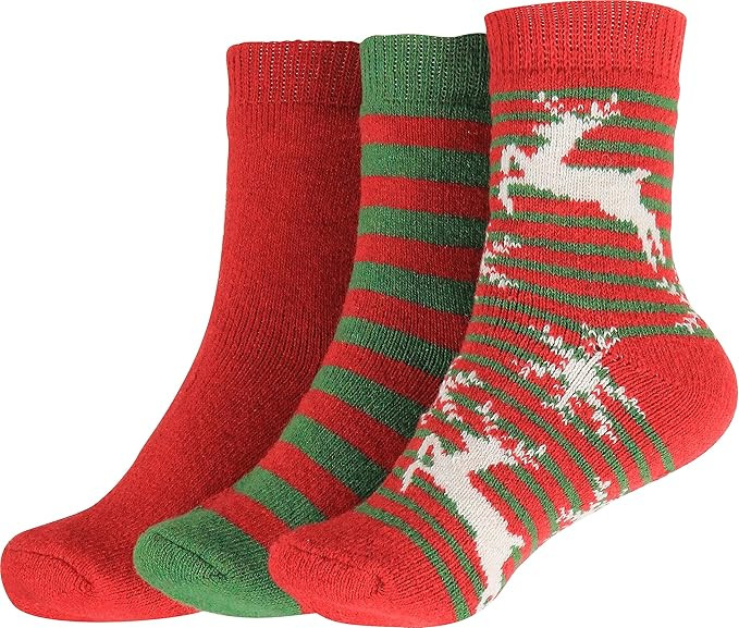 BenSorts Women's Winter Boots Socks Thick Warm Cozy Crew Socks Solid Color Gifts | Amazon (US)