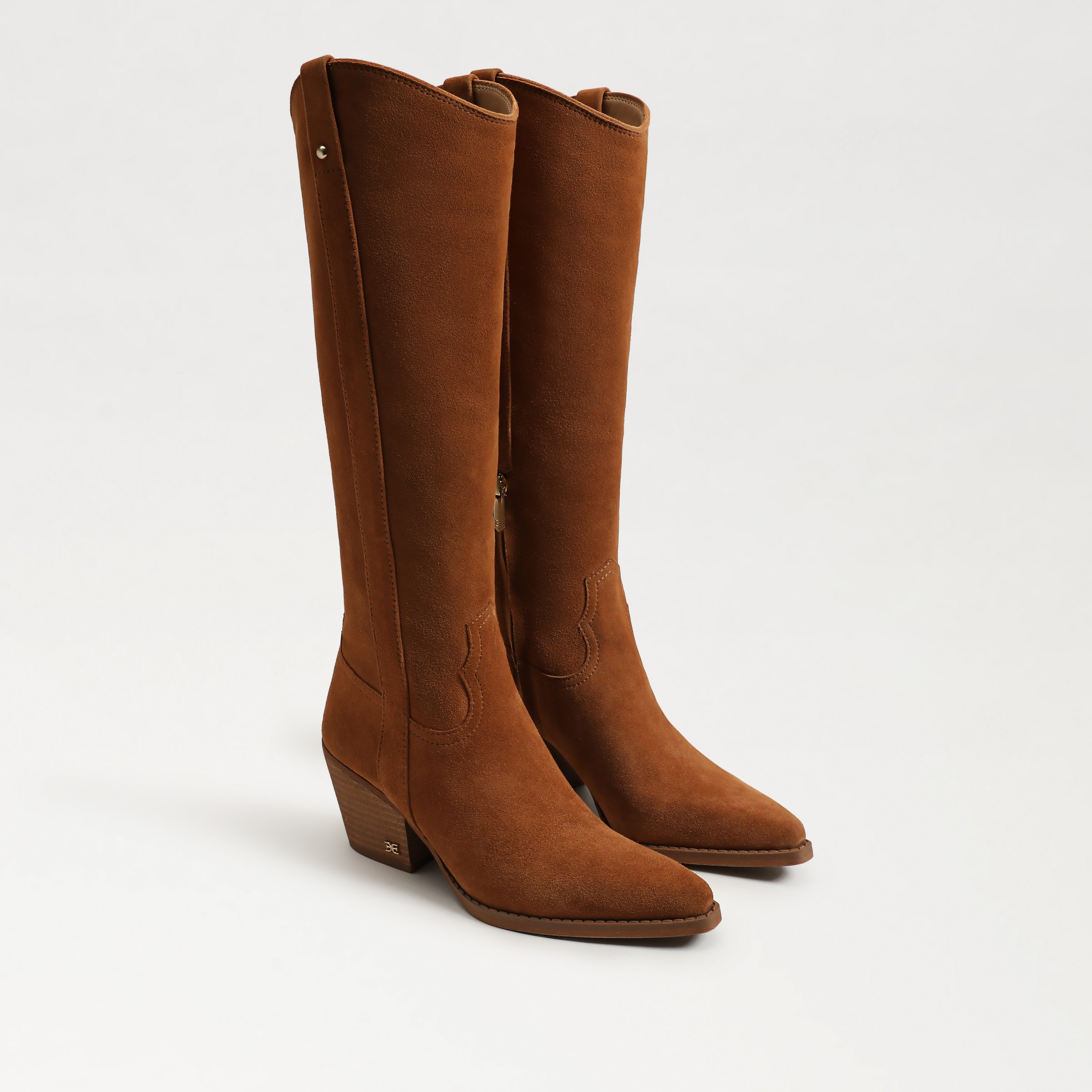 Sam Edelman Wyatt Knee High Boot Frontier Brown Suede | Sam Edelman