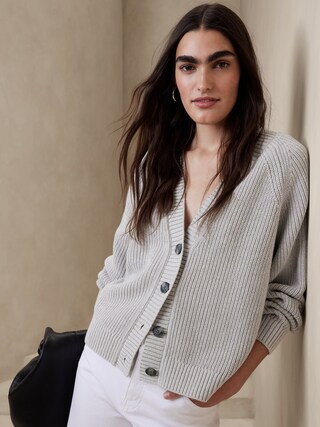 Chunky Cardigan | Banana Republic Factory