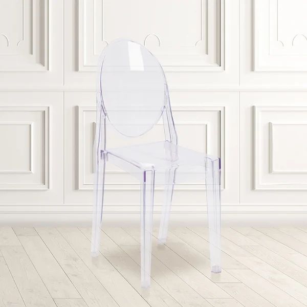 Wiston King Louis Back Side Chair in Clear | Wayfair North America