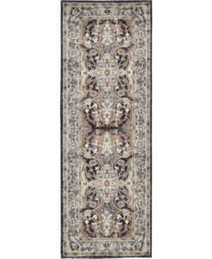 Bridgeport Home Wisdom Wis2 Charcoal 2' 2" x 6' Runner Area Rug | Macys (US)