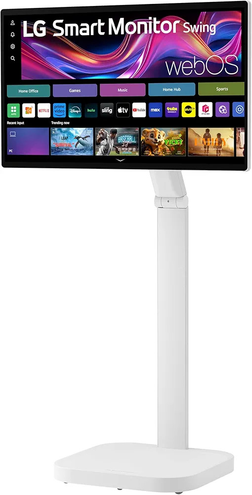 LG Smart Monitor Swing 32U889SA-W 32-Inch 4K UHD (3840x2160) IPS Touchscreen on a Fully Adjustabl... | Amazon (US)