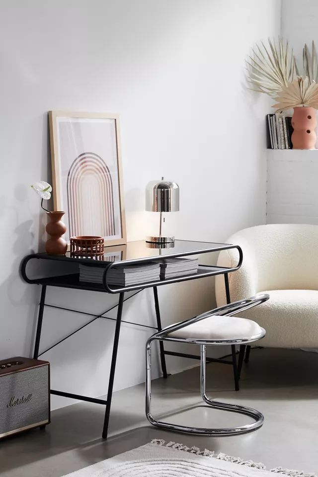 Mid-Century Metal Desk | Urban Outfitters (US and RoW)