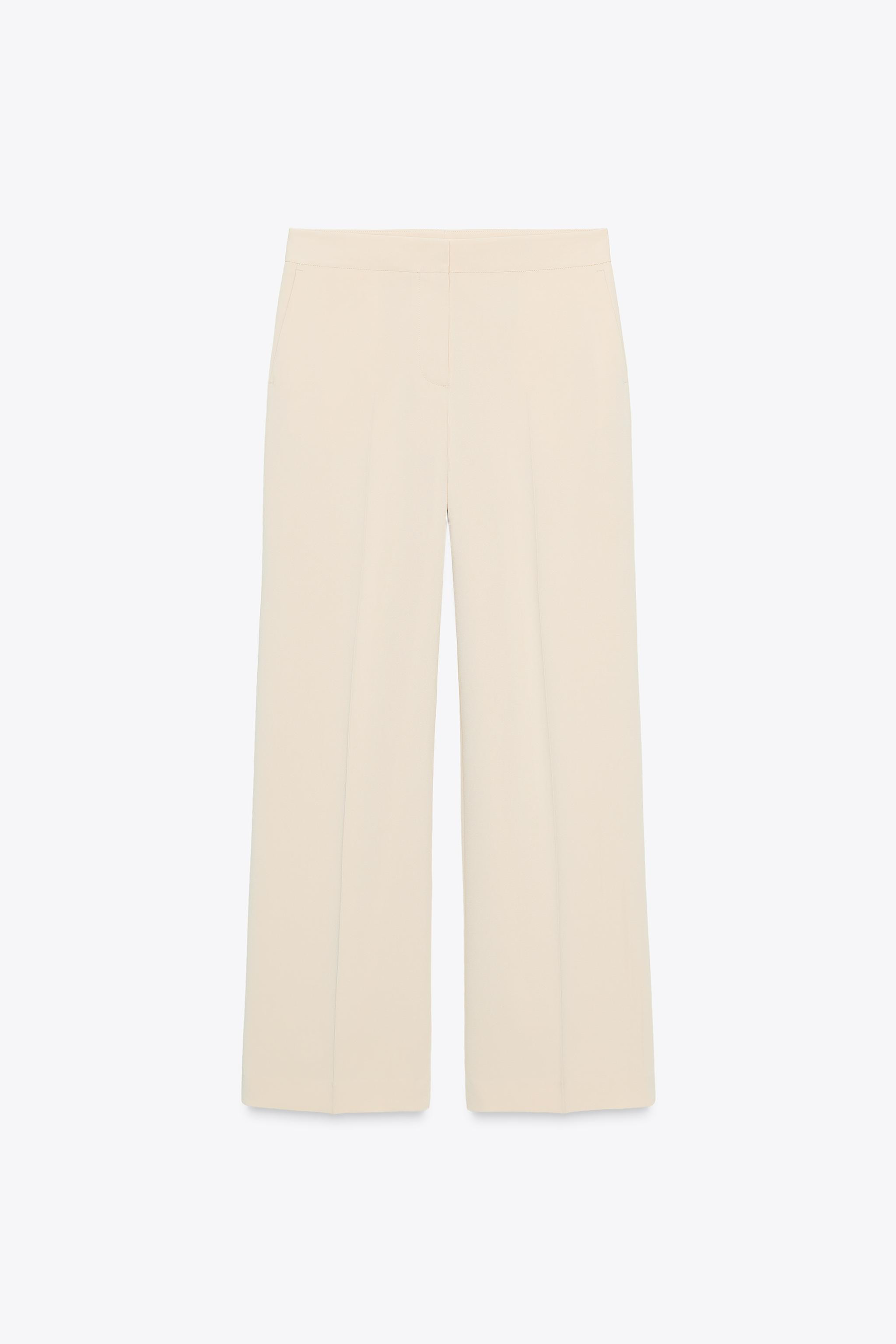HIGH-WAIST STRAIGHT-LEG TROUSERS | Zara UK