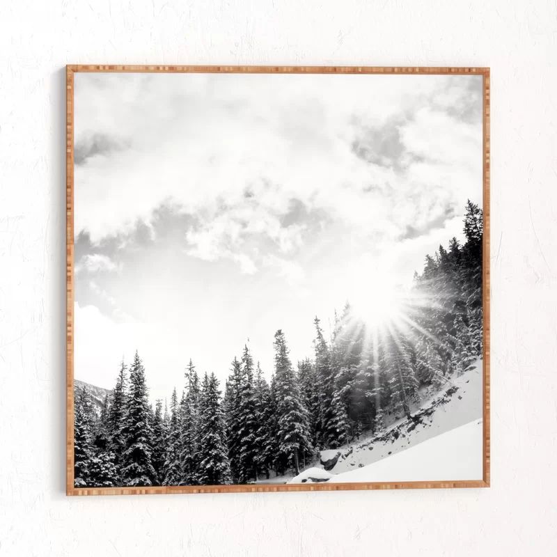 Mountain by Bird Wanna Whistle - Picture Frame Photograph on Wood | Wayfair North America