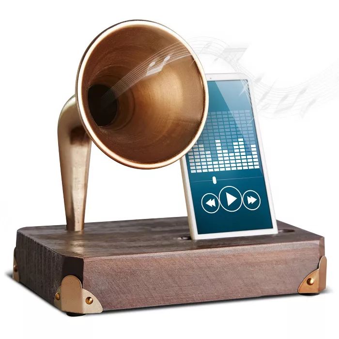 Smartphone Dock with Amplifier Wood | Target