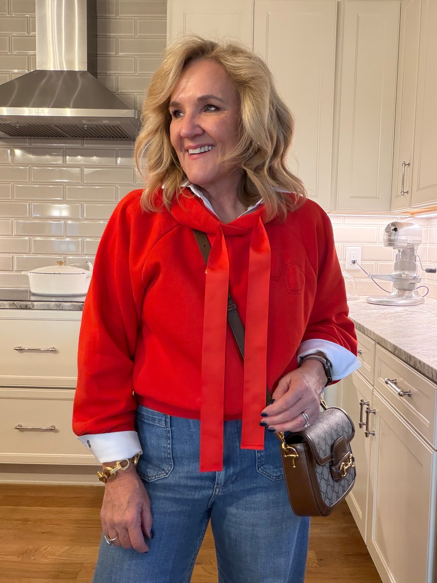 Loft hoodie size medium 
Chicos no iron blouse size 1.0 I also love the short sleeve one. 
Colette jeans size 29 reg 
Amazon sneakers tts 

#LTKFindsUnder100 #LTKootd #LTKOver40