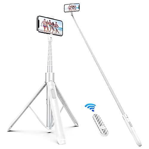 ATUMTEK 60" Selfie Stick Tripod, All in One Extendable Phone Tripod Stand with Bluetooth Remote 3... | Amazon (US)