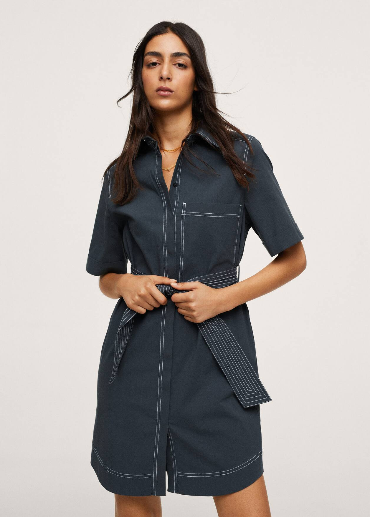 Flowy printed dress | MANGO (US)