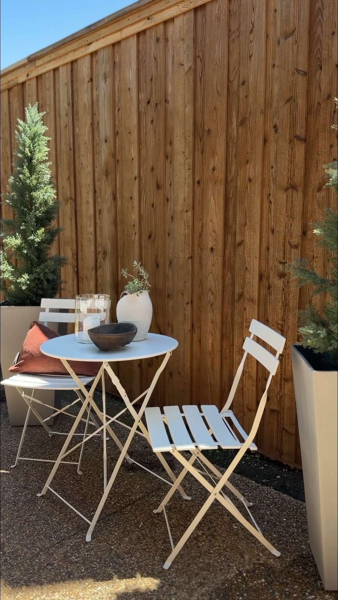 #ad Small space outdoor setup covered 😍 Love these faux trees and planters paired with this cute bistro table set! @Wayfair #wayfair #wayfairpartner #outdoor #wishyouwerehere

#LTKHome #LTKSaleAlert #LTKSeasonal