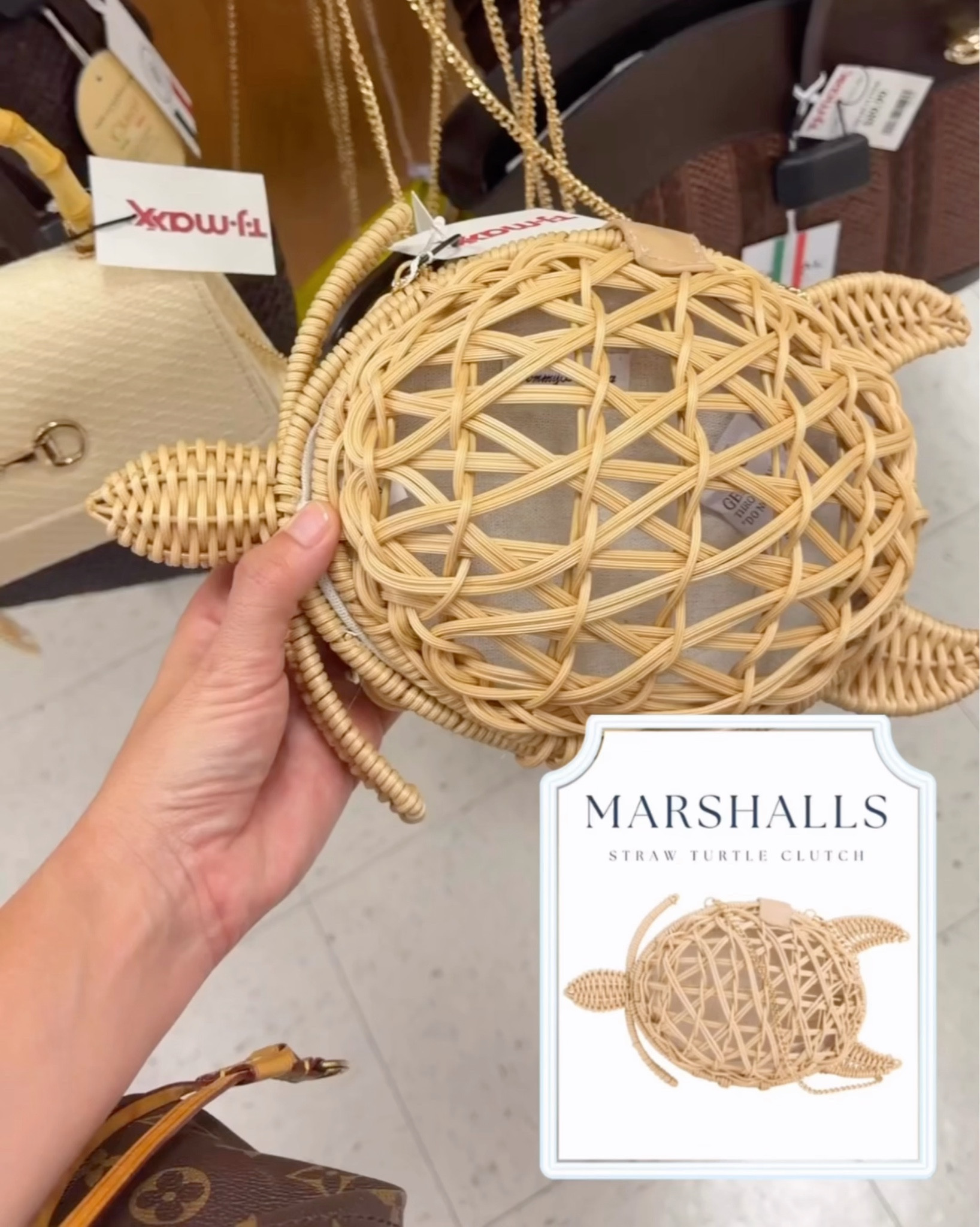 Straw Turtle Clutch 🐢✨ 

Vacation accessories • resort wear 

@Marshalls 

#LTKSeasonal #LTKSaleAlert #LTKootd