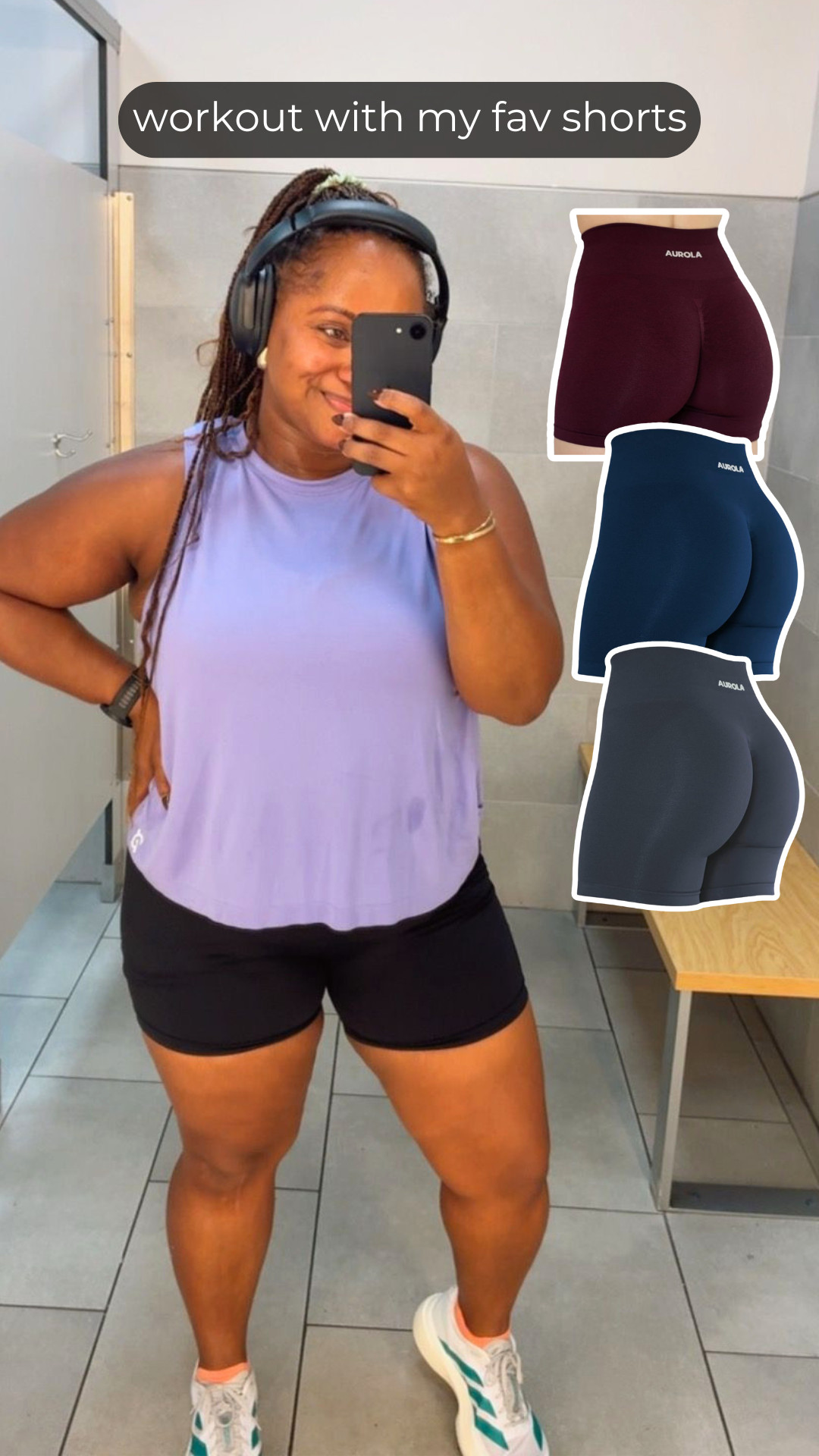 These shorts have quietly become one of my most reached-for workout pieces. Comfortable, stays put, and passes the real test: I don’t think about them while working out 😂 

 #LTKfitnessgoals #LTKActive #LTKMidsize