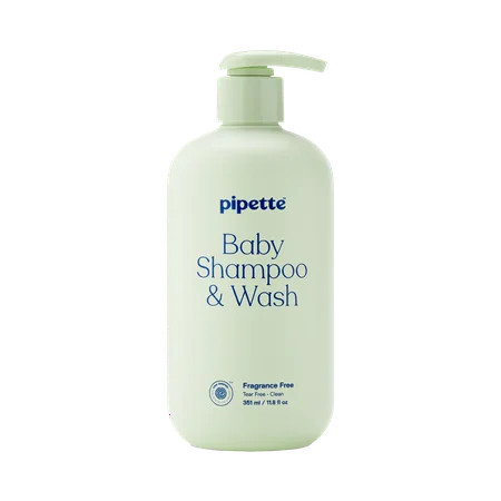 Pipette Tear-Free Baby Shampoo and Wash, Fragrance-Free, 11.8 fl oz | Walmart (US)