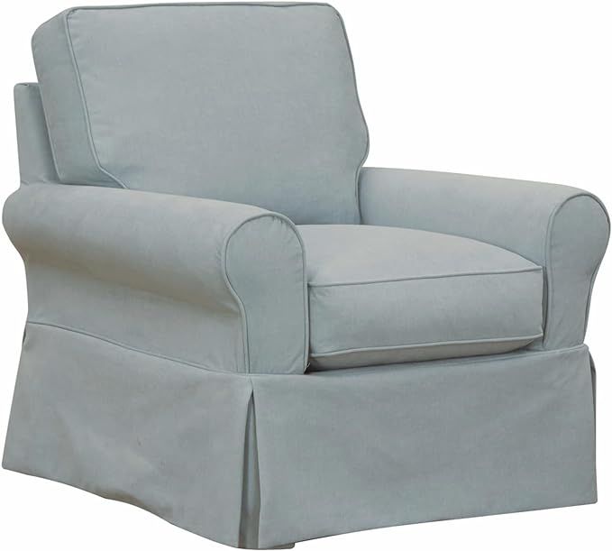 Sunset Trading Horizon Slipcovered Swivel Rocking Chair | Stain Resistant Performance Fabric | Oc... | Amazon (US)