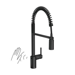 Align Single Handle Pre-Rinse Spring Pull Down Sprayer Kitchen Faucet with MotionSense Wave in Ma... | The Home Depot