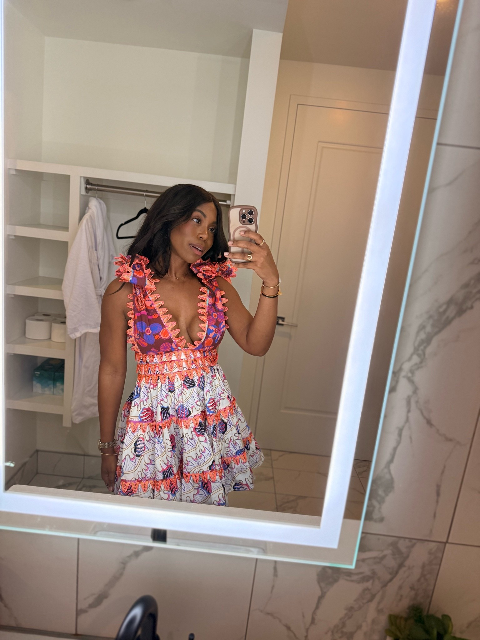 This CeliaB dress is so
Iconic. Linking similar because I’ve had her for awhile but it’s perfect for vacation, girls night out or a wedding

#LTKootd