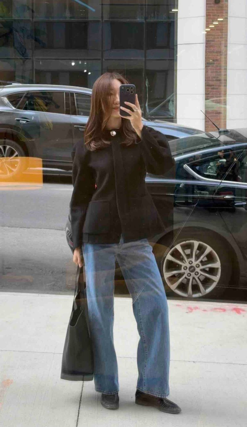 Love their jacket!! On sale now
Jeans are old from Aritzia linking similar pair! 

 