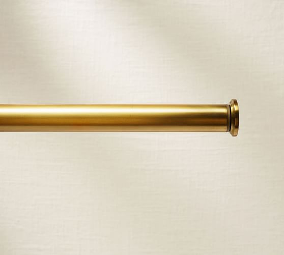 PB Standard Endcap Finial, Set of 2 - Brass Finish | Pottery Barn (US)